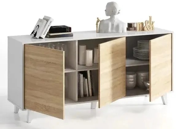 mobile credenza 3 ante 154x41x75h