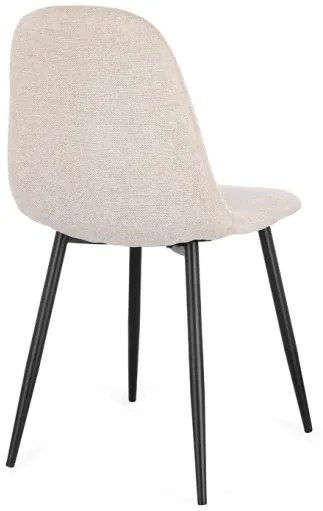 Sedia Da Pranzo Per Interni New Irelia Nero E Beige Bizzotto