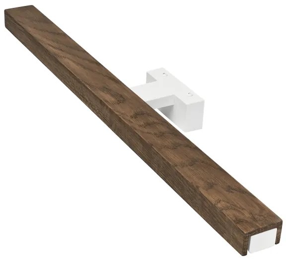 Brilagi-Illuminazione a LED per specchi da bagno WOODY MIRROR LED/12W/230V IP44 quercia/bianco