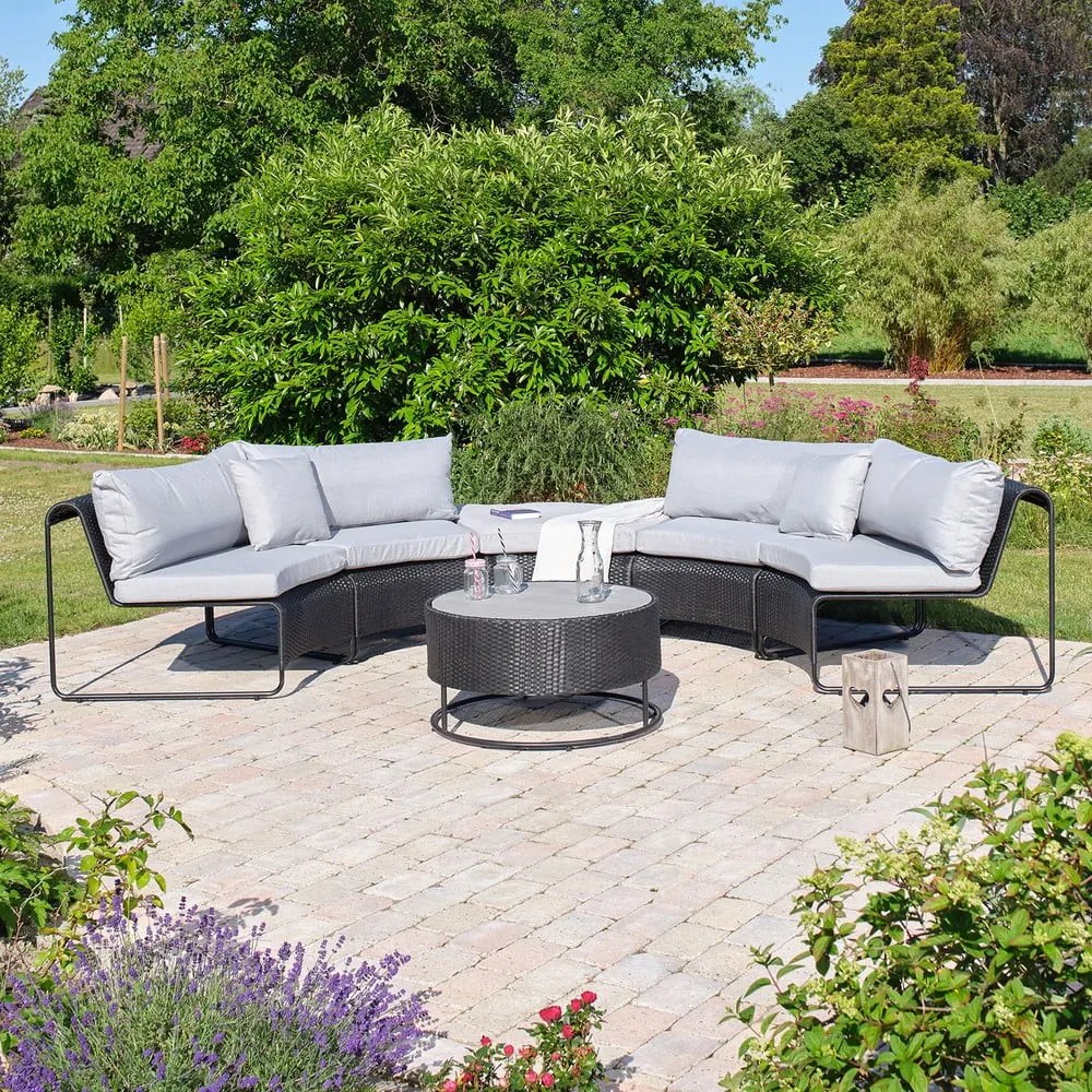 Set da giardino grigio per 5 persone Rindal - Bonami Selection