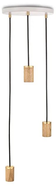 Apparecchio a sospensione dimmerabile in colore bianco-naturale ø 25 cm - tala