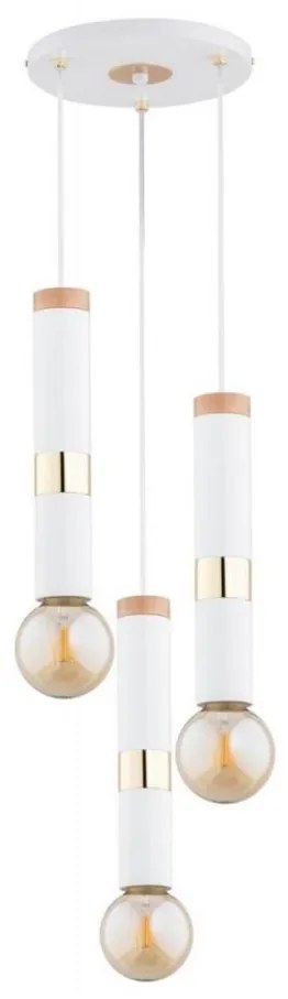 Lampadario a sospensione con filo DEKOR 3xE27/60W/230V