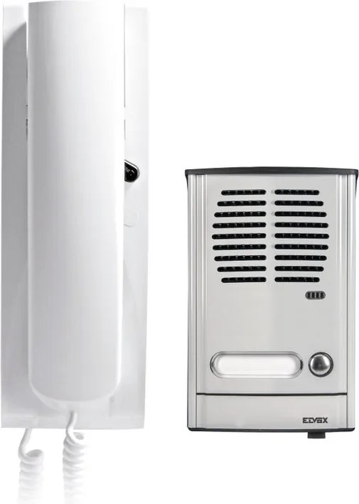 Citofono con filo ELVOX VIMAR SOUND SYSTEM 88T1+8874 2 fili 1 pulsante bianco