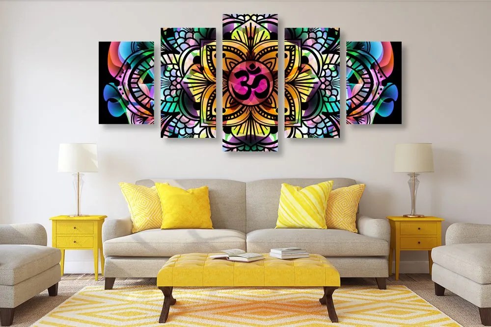 Quadri 5 pezzi – Mandala della salute