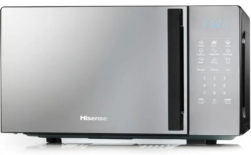 Hisense H20MOMBS4HG forno a microonde Argento Microonde con grill Superficie piana 20 L 700 W