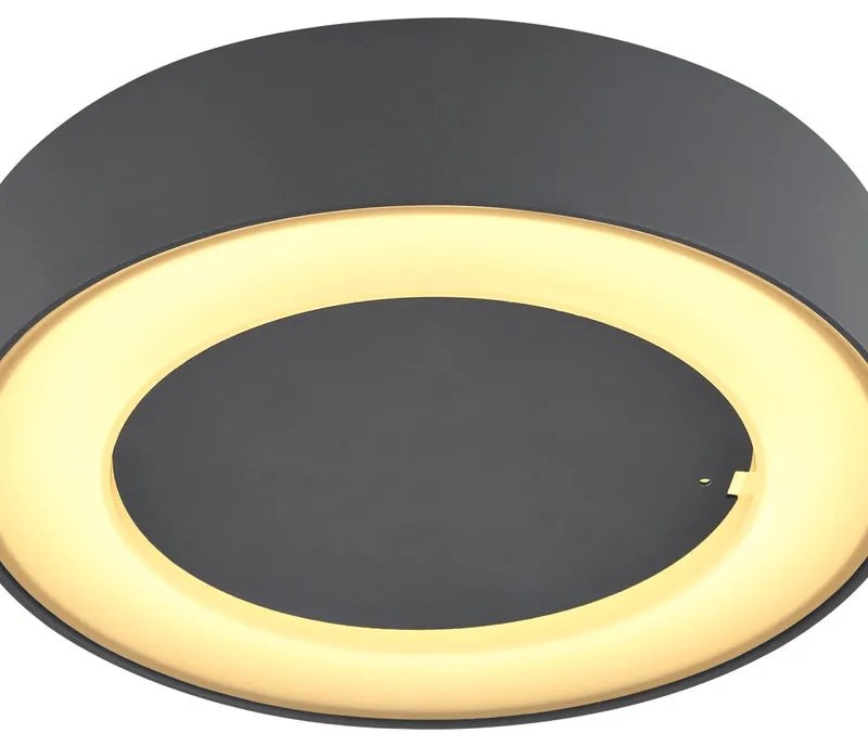 Applique LED moderno da esterno Sura nero, GLOBO IP54 bianco caldo