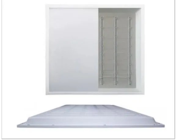 Pannello LED a Sospensione 60x60 44W, PHILIPS CertaDrive, 120lm/W, CRI92, No Flickering, UGR19 Colore Bianco Naturale 4.000K