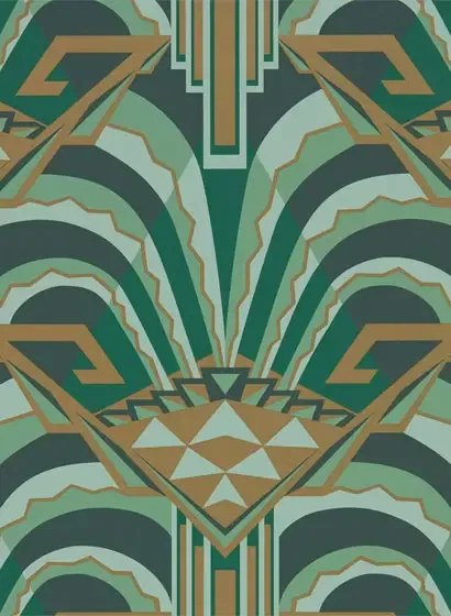 Zoffany Carta da parati Conway - Poison