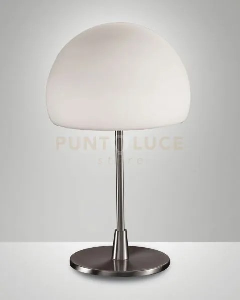 Gaia big da tavolo nichel satinato touch on/off 1 luce attacco e14