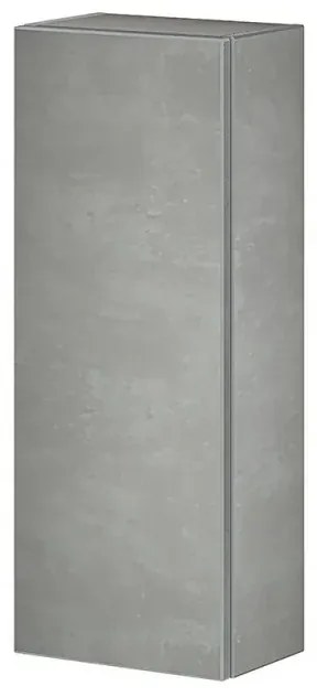 Colonna bagno sospeso H. 75 cm Master grigio cemento con anta reversibile