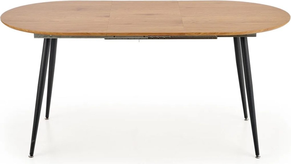 Tavolo allungabile Colorado in rovere dorato - L120/160/160xl80xh74 cm