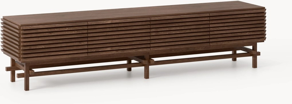 Credenza bassa grande in legno di quercia Pierce