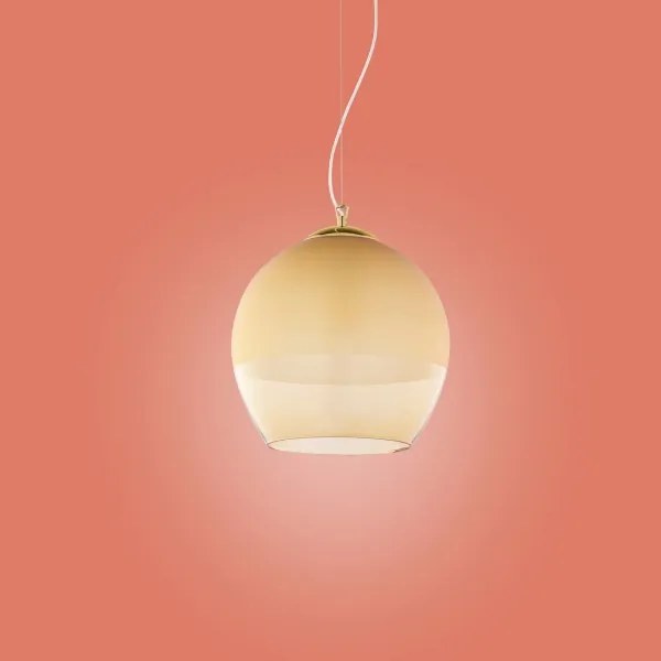 Lampadario su corda  BOULETTE 1xE27/60W/230V oro