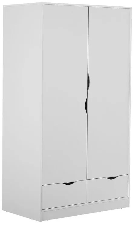 Armadio a 2 ante bianco 180 cm BREMEN Beliani