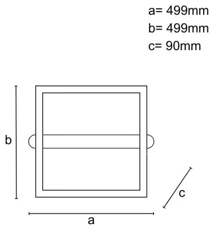 Plafoniera dimmerabile LED/60W/230V 3000-6500K + telecomando