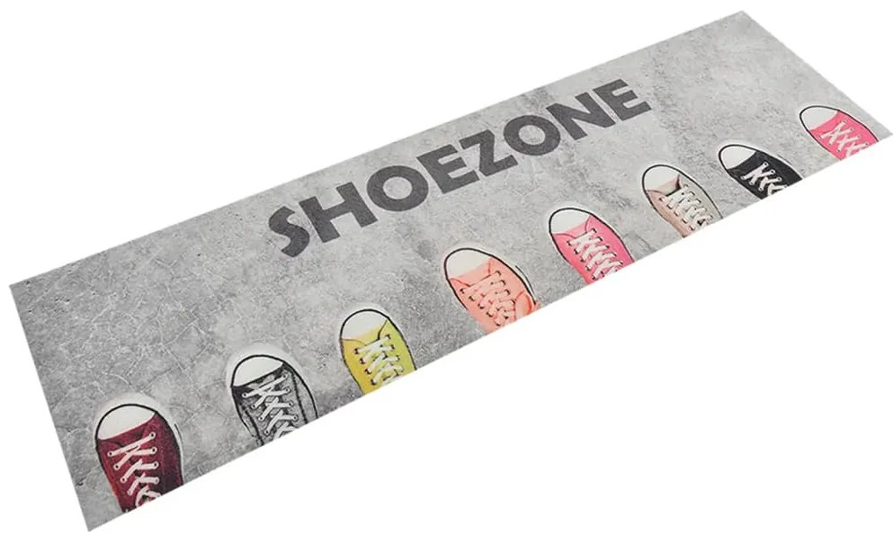 Tappeto Da Cucina Lavabile Zona Scarpe 45x150 Cm Velluto /