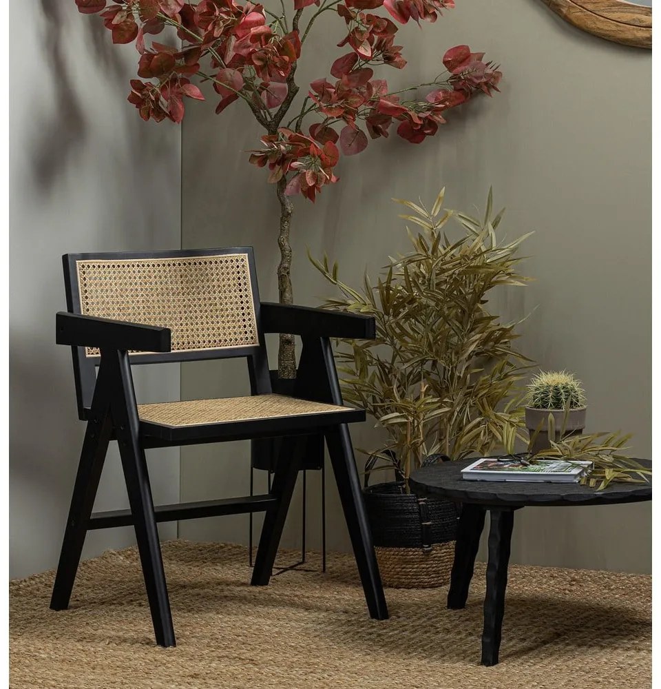 Sedia da pranzo in legno di pino nero Gunn - WOOOD