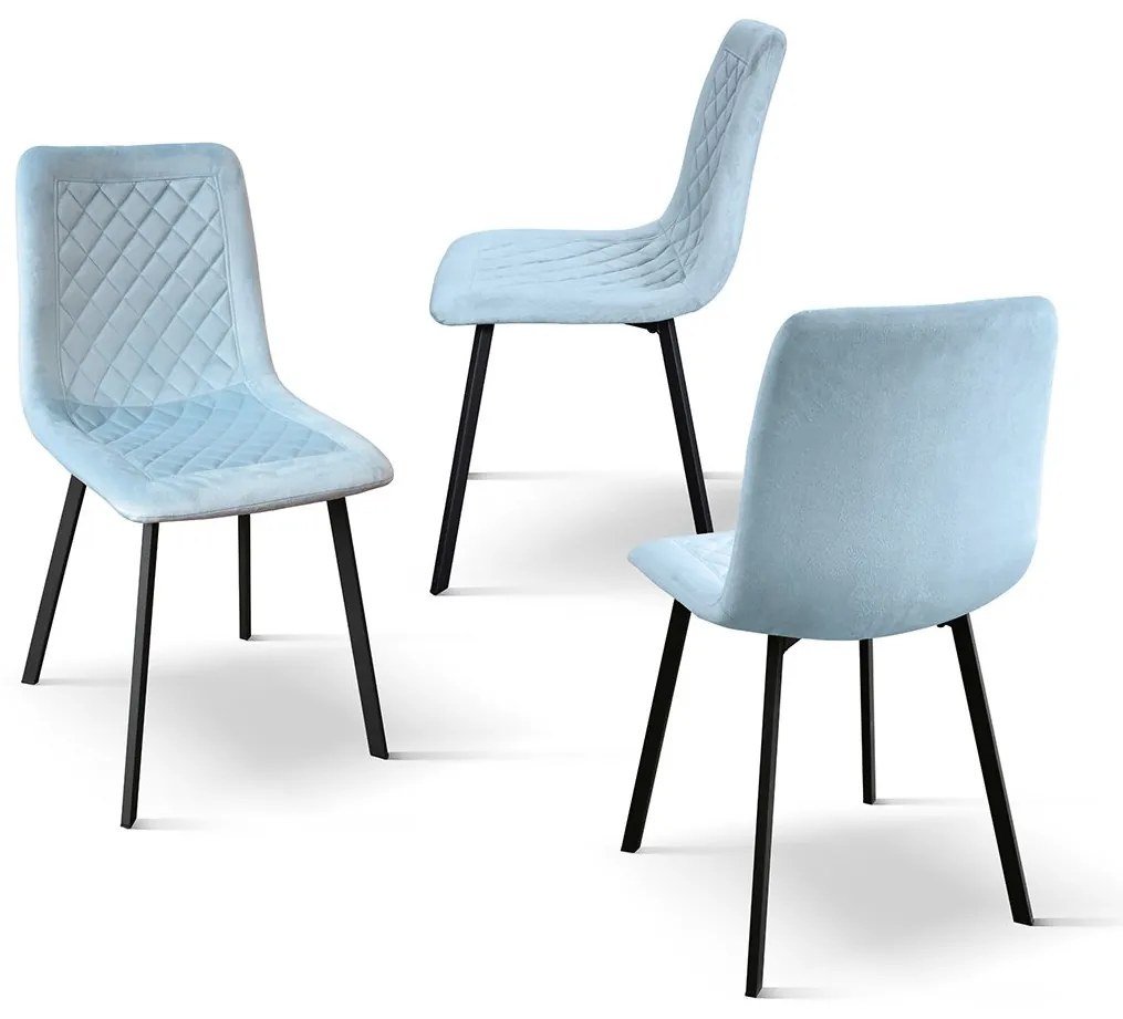 AULENA - sedia di design moderno in velluto