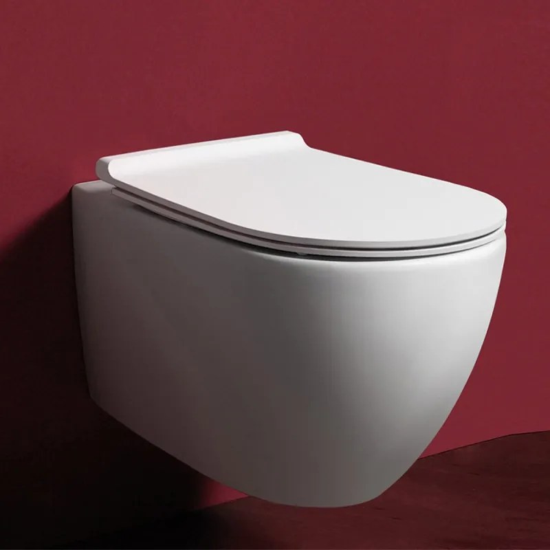 Sanitari Sospesi Simas Modello Vignoni RIMLESS con Sedile Soft-Close WC + Bidet