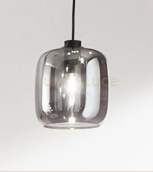 Sospensione verve-3 1 luce fume' attacco e14 senza base d' attacco ...
