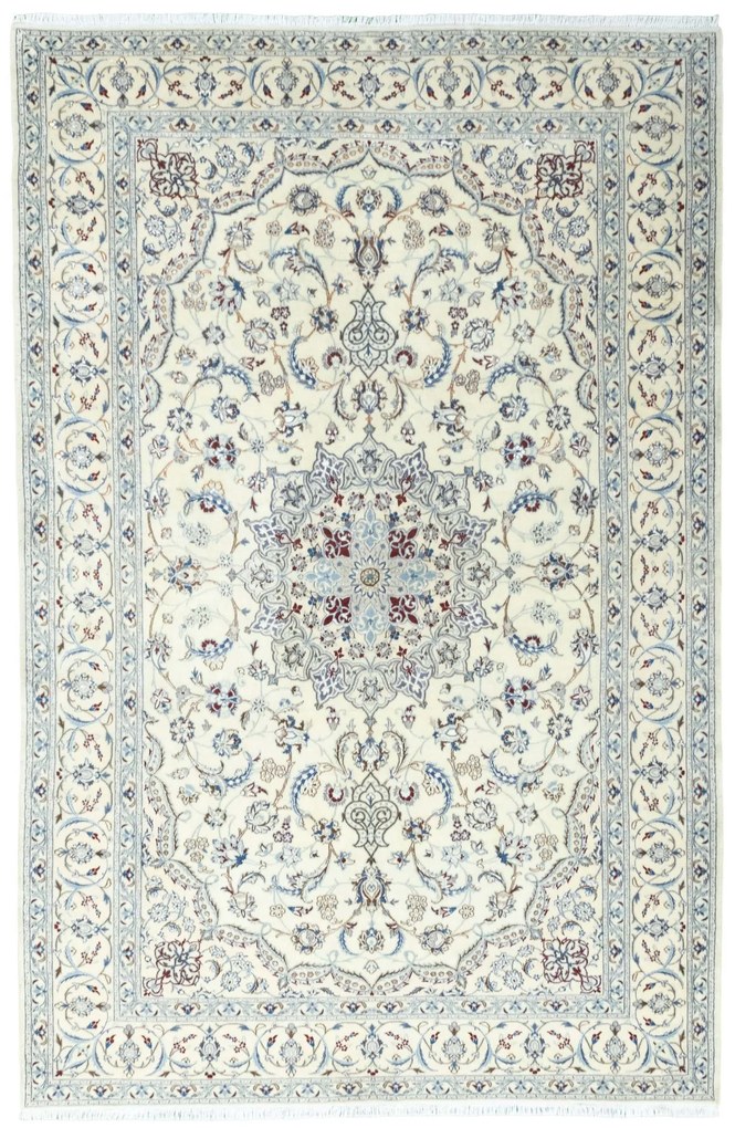Nain Tappeto 240 x 160 Beige (Iran) Annodato A Mano