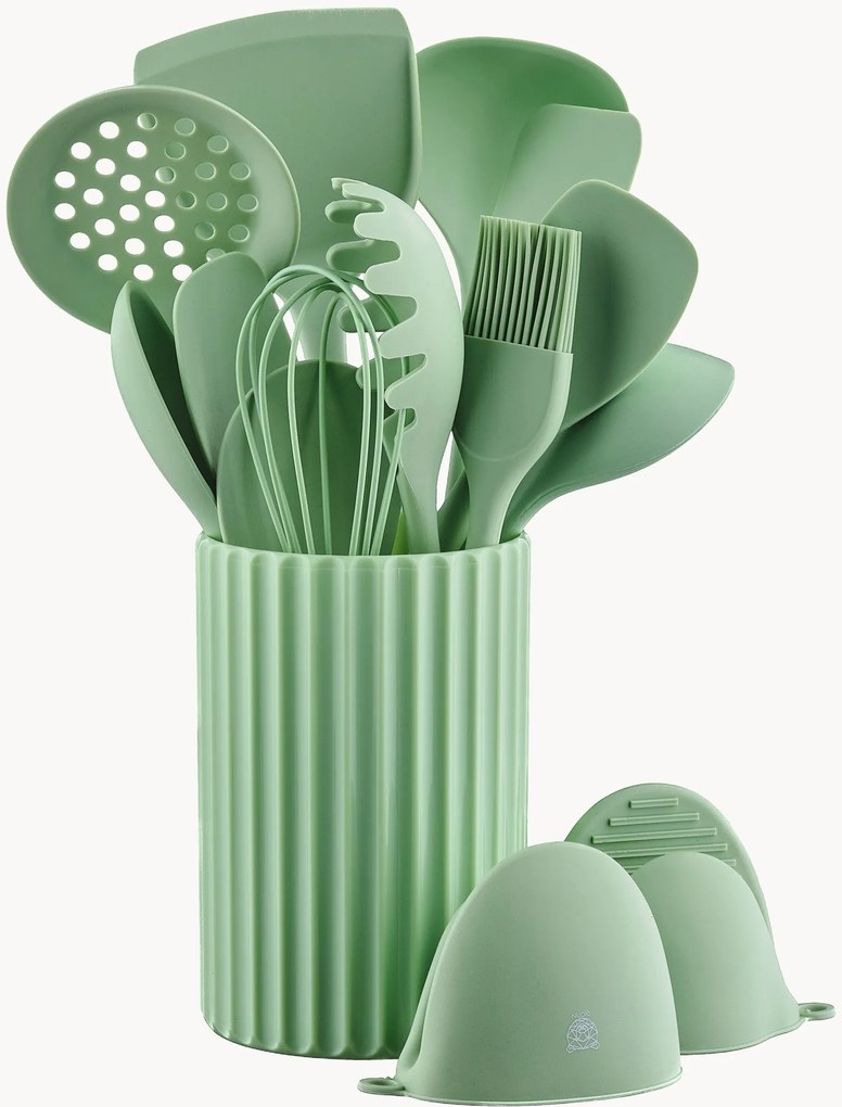 Utensili da cucina in silicone Ivar, set da 15