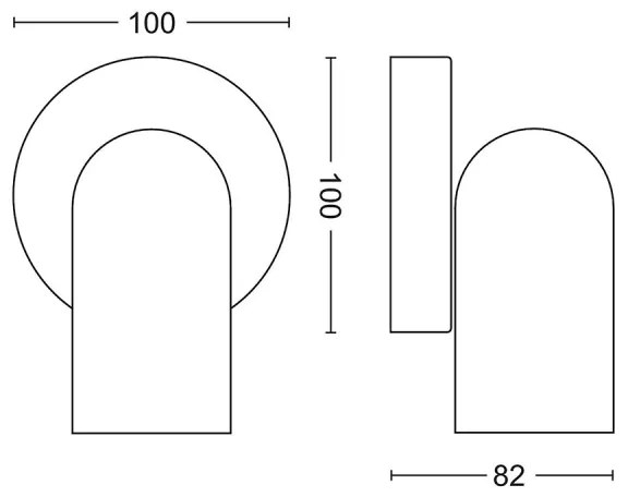 Philips 50581/30/PN - Faretto MYLIVING PONGEE 1xGU10/5,5W/230V