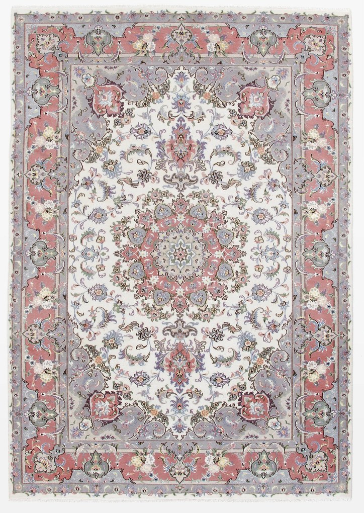 Tabriz Tappeto 200x310 (Iran) Annodato A Mano
