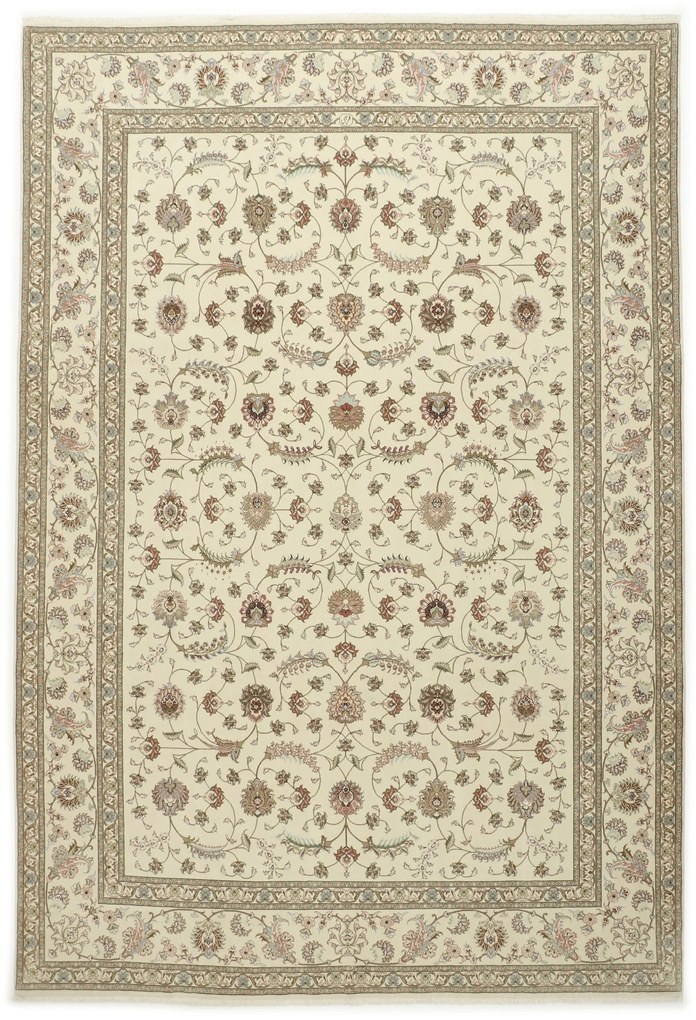 Tabriz Tappeto 360x250 (Iran) Annodato A Mano