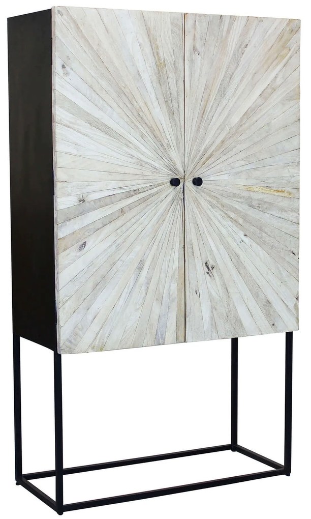 SPIRAL - dispensa 4 ante legno e ferro