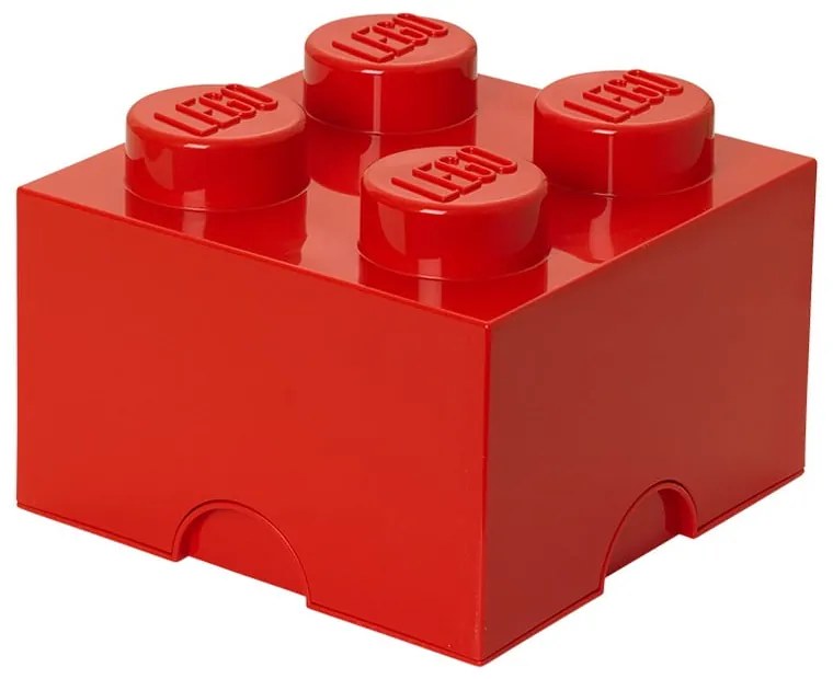 Scatola portaoggetti rossa quadrata - LEGO®