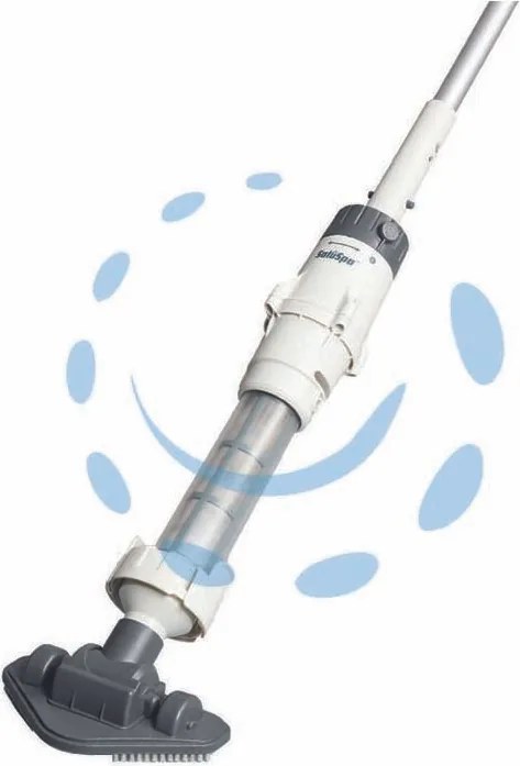 BESTWAY Aspirapolvere elettrico Aquascan, batteria ricaricabile per spa e piscine fino a 2 m di diametro