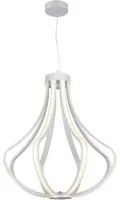 Sospensione Shine X Design Moderno Led Integrato 69W In Alluminio Bianco