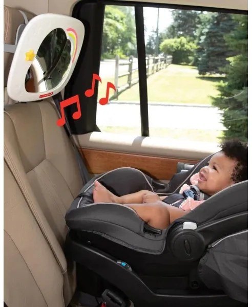 Skip Hop - Specchio retrovisore per bambini LINING CLOUD 3xAA