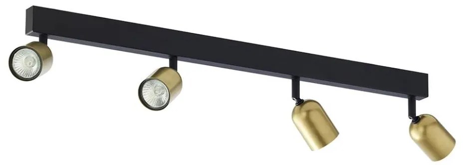 Faretto  TOP 4xGU10/10W/230V oro/nero