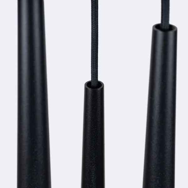 Sollux SL.1463 - Lampadario a sospensione con filo BLISS 3xG9/8W/230V nero