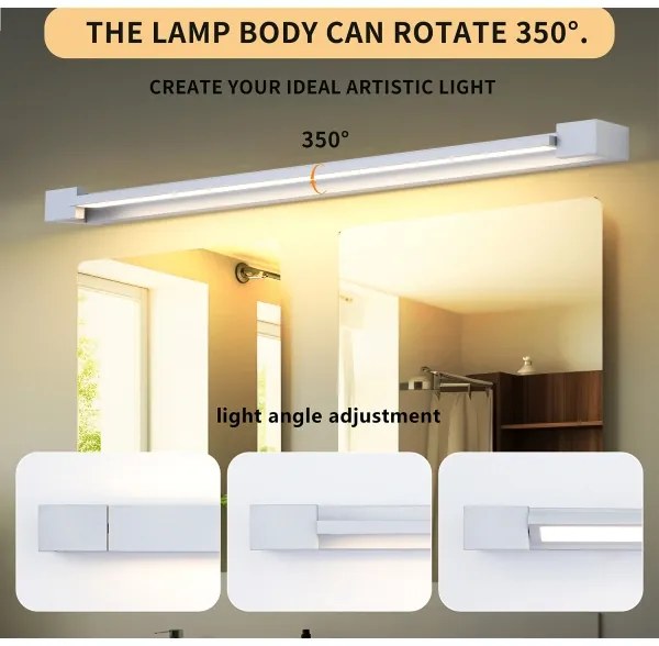Brilagi-LED Specchio illuminato per bagno AQUA LINE LED/36W/230V 120 cm IP44 cromo opaco