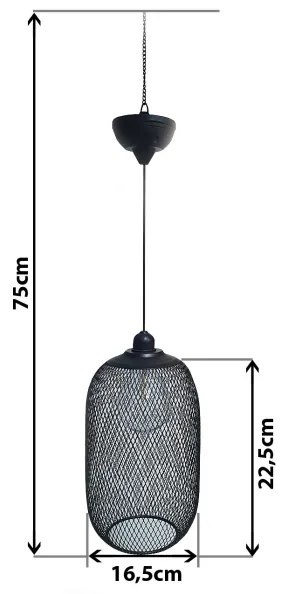 Lampadario solare LED su filo MEGGY 1,2V 200 mAh IP44