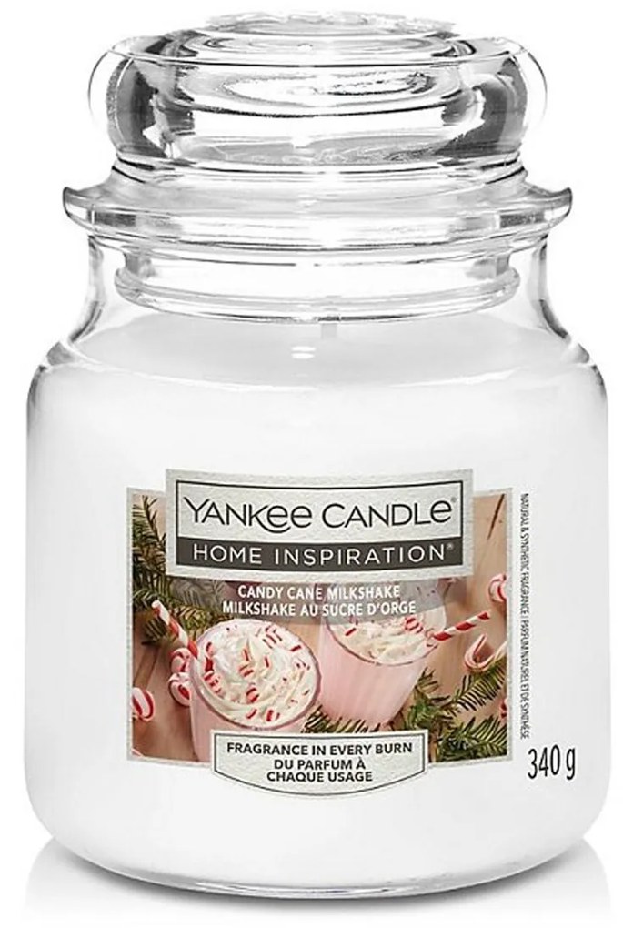 Candy Cane Milk, candela in giara piccola Yankee Candle