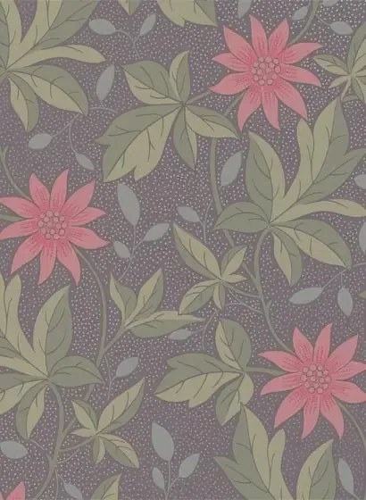 Little Greene Carta da parati Monroe - Pink Flower