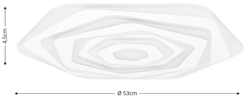 Brilagi - Plafoniera LED dimmerabile MODERN LED/85W/230V 2700-6500K + +TC