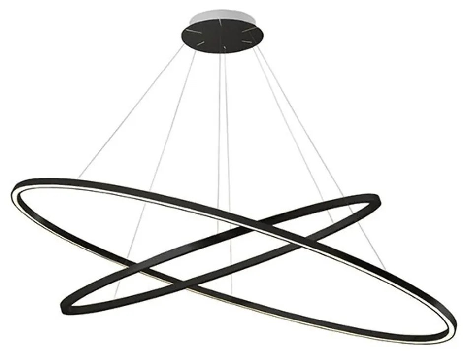 Nemo Lighting - Ellisse Double Lampada a Sospensione Black Nemo Lighting