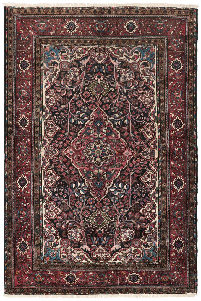 Hamedan Tappeto persiano 160x220 (Iran) Annodato A Mano