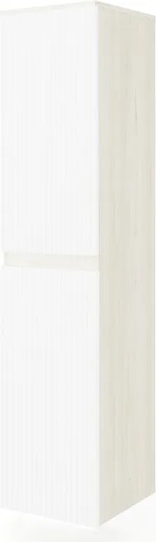 Colonna per mobile bagno Santorini 2 ante P 31.5 x L 31.4 x H 130 cm mdf cannettato
