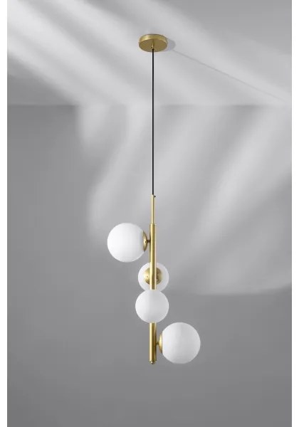 Lampadario a sospensione con filo CORDEL 4xG9/20W/230V oro