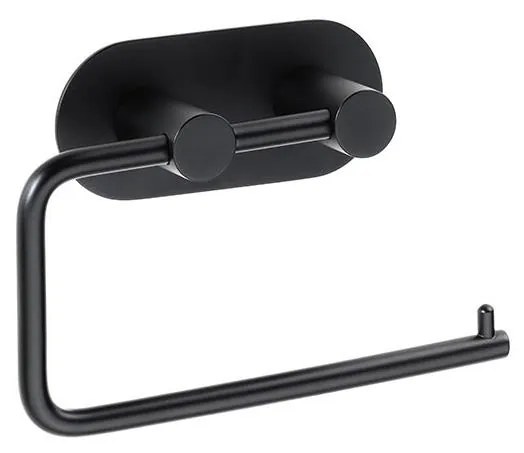 Porta carta 14,5x10 cm inox/nero