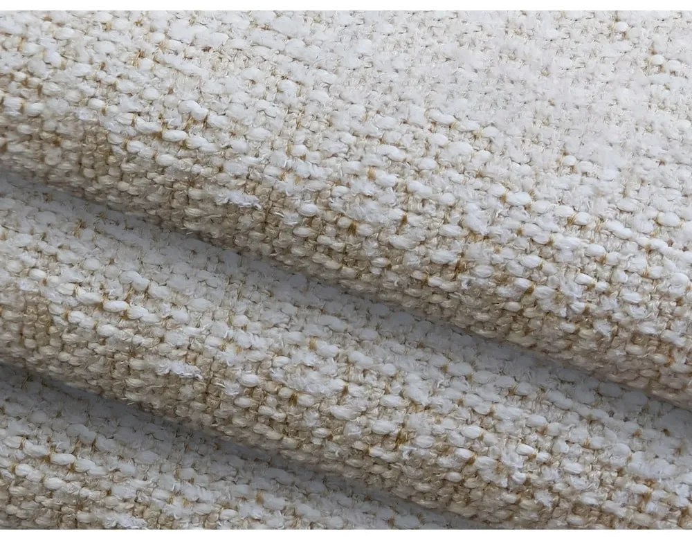 Chaise lounge componibile color crema (con penisola a destra) Ailani – Makamii