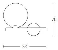 Zambelis 1996 - Applique 1xE14/15W/230V oro