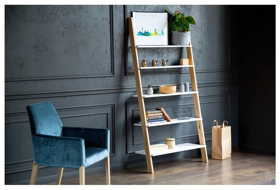 Mensola di supporto ASHME bianca, larghezza 85 cm Ashme - Ragaba