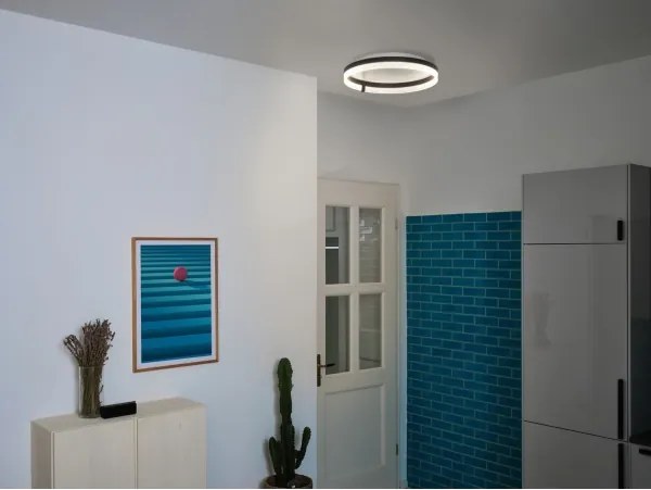 Osram - Plafoniera LED DECOR CIRCLE LED/32W/230V Ø 50 cm nero/bianco